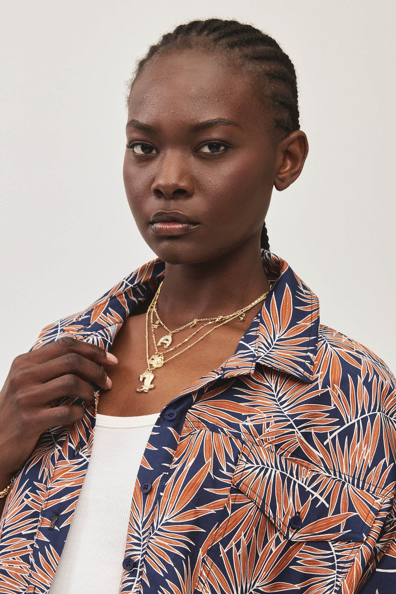 ⛵️Spring/Summer 2025 - BBQ shirt -  Tropical maze