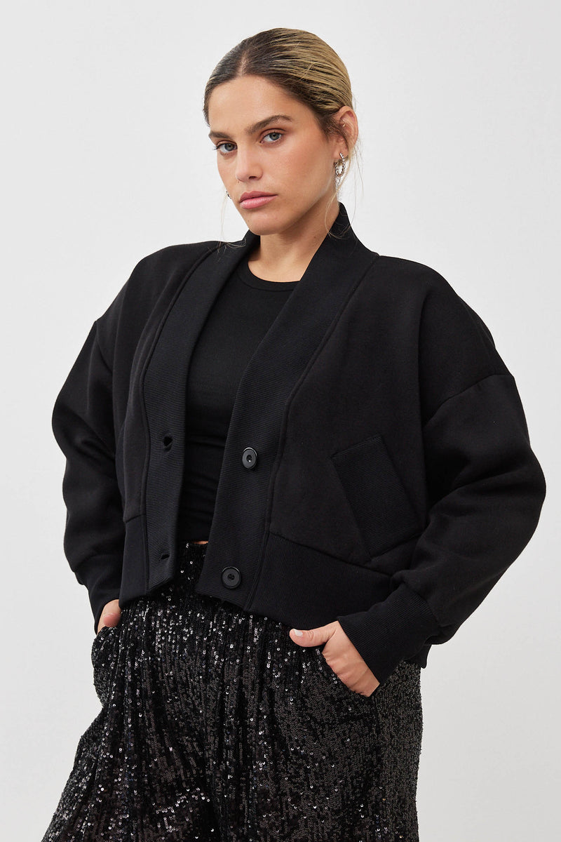 🧦Autumn/Winter 2025/2026 - Grandson Cardigan - Elegant Black