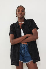🍰 Summer 2026 - BOHO shirt - Black