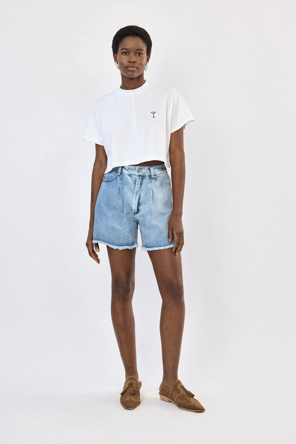 🪻Spring/Summer 2024 - Baggy Denim Shorts Beverly hils 90210 Light Blue wash 🧼