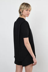 ⛵️Spring/Summer 2025 - Baseball ⚾️ Shirt - Black Lurex