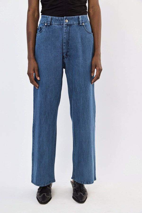 🪻Spring/Summer 2024- Kelly wide leg  dark blue jeans