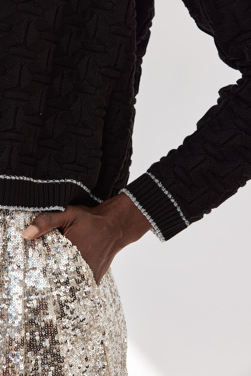 🧣Winter 2024/2025 - Knitwear 🧶Arik Cardigan - Black