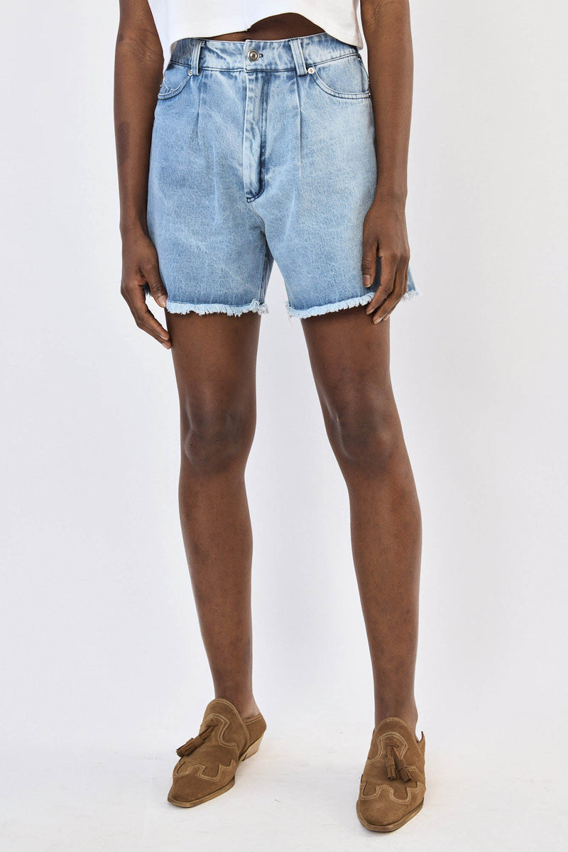 🪻Spring/Summer 2024 - Baggy Denim Shorts Beverly hils 90210 Light Blue wash 🧼