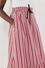 🍰 Summer 2026 - Polly skirt - Rouge Stripe