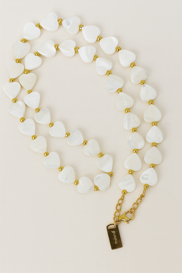 🤍🐚 Genuine Shell Heart Necklace