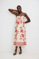 🍰 Summer 2026 - Easy dress - Coral 🪸 Sand