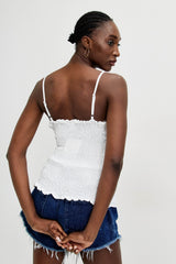 🍰 Summer 2026 - Flirty Top - White
