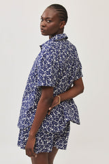 ⛵️Spring/Summer 2025 - BBQ shirt -  Navy garden