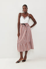 🍰 Summer 2026 - Polly skirt - Sienna Stripe