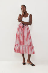 🍰 Summer 2026 - Polly skirt - Rouge Stripe