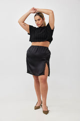 🧦 Autumn/Winter 2025/2026 - Play date Skirt- Pure Noir
