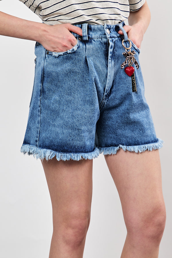 ⛵️Spring/Summer 2025  - Baggy Denim Shorts - Light Blue