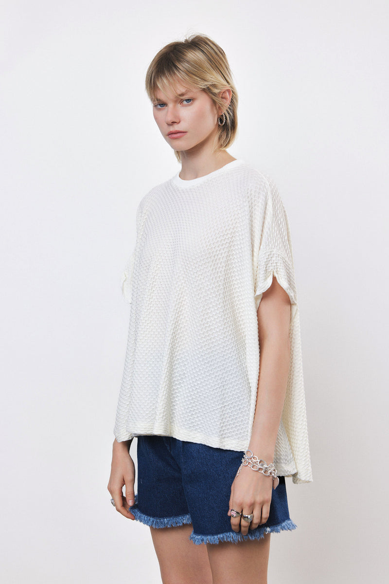 ⛵️Spring/Summer 2025 - Solar T - Textured White