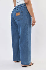 🪻Spring/Summer 2024- Kelly wide leg  dark blue jeans