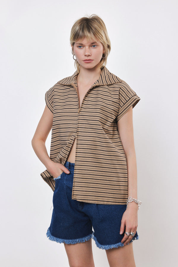 ⛵️Spring/Summer 2025 - Kalima Vest - Coffee