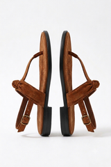 🍰 Spring 2026 - Michelle thong sandals-  Camel  - trend alert 🚨!