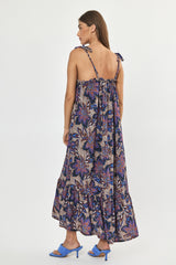 🌻In between - August dress - Purple Paisley
