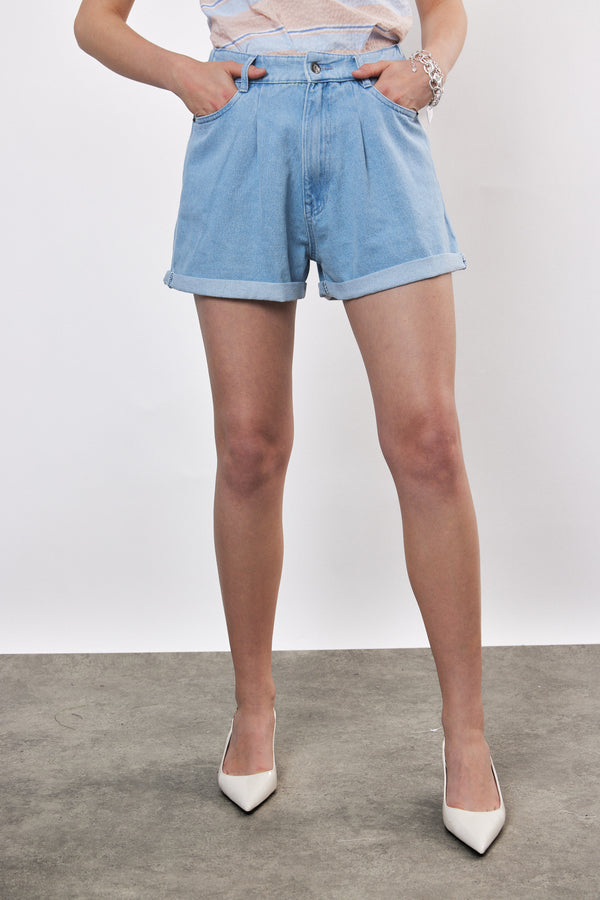 ⛵️Spring / Summer 2025  - Bobi Denim Shorts - Light Blue wash 🧼