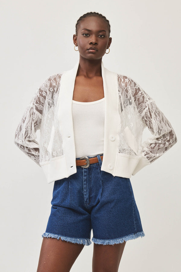 🧦Autumn/Winter 2025/2026
- Grandson Cardigan - White Lace