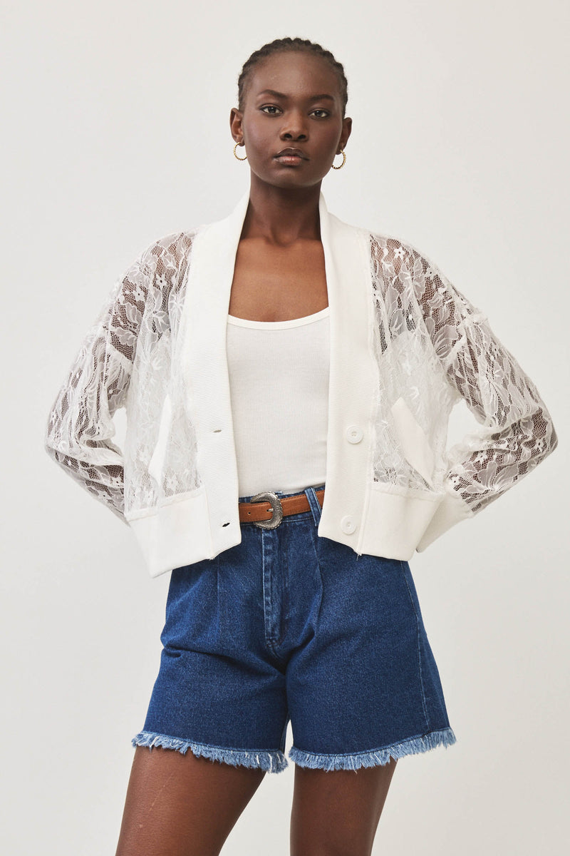 🧦Autumn/Winter 2025/2026
- Grandson Cardigan - White Lace
