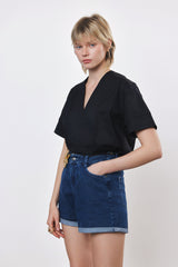 ⛵️Spring / Summer - Judi blouse - Black 🐈‍⬛