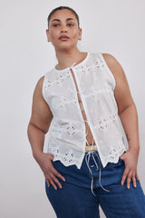🍰 summer 2026 - Lilly Vest - White
