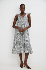 🍰 Summer 2026 - Troy Dress - Black and White Jungle