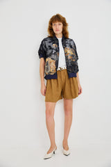 🍁 Auttum/Winter 2026/27 - 1990 Shorts- Camel Faux suede (Copy)
