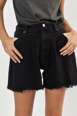 ❄️Winter 2023/2024 - Baggy Denim Shorts - Black wash 🧼