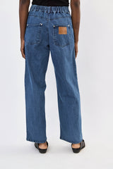 🪻Spring/Summer 2024- Kelly wide leg  dark blue jeans