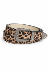 Faux leather cool belt - leopard