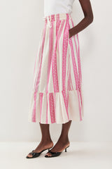 🍰 Summer 2026 - Polly skirt - Pink embroidery 🪡