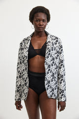 🧦Winter 2025/2026- Pas Normal Blazer - Gothic flowers 🖤🤍