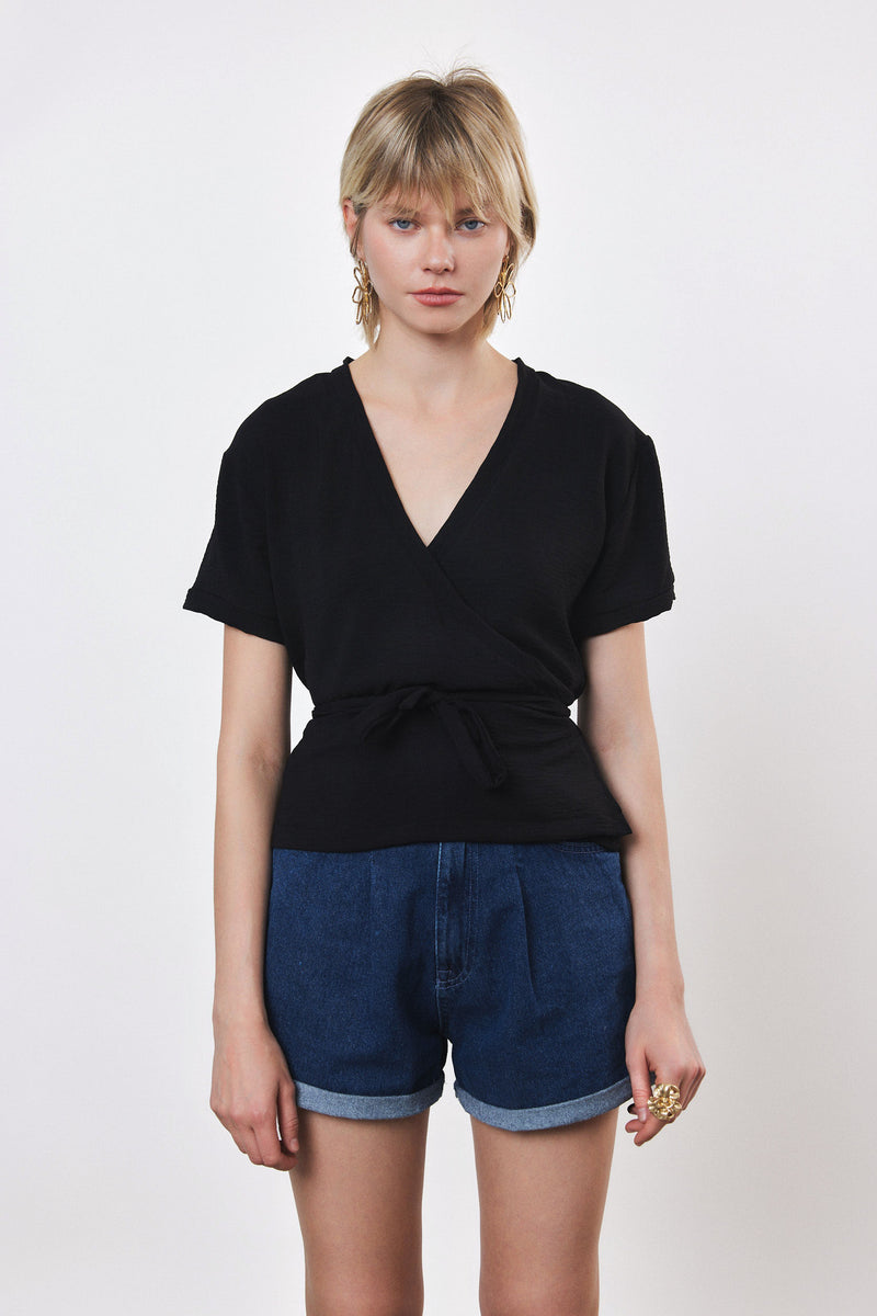⛵️Spring / Summer - Lea blouse - Dominant Black
