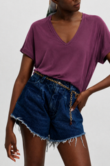 🍰 SUMMER 2026 - VINI shirt- eggplant 🍆