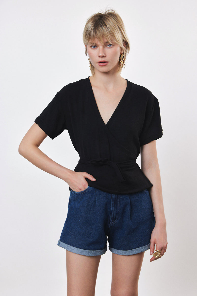 ⛵️Spring / Summer - Lea blouse - Dominant Black
