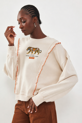 🍁 Auttom / Winter 2026/27 - Andrey Sweatshirt - Floral Tiger