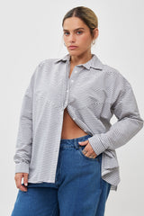 🧦Autumn/Winter 2025/2026 - The New Klips shirt- Boho Refined Blue stripes