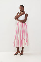 🍰 Summer 2026 - Polly skirt - Pink embroidery 🪡