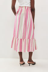 🍰 Summer 2026 - Polly skirt - Pink embroidery 🪡