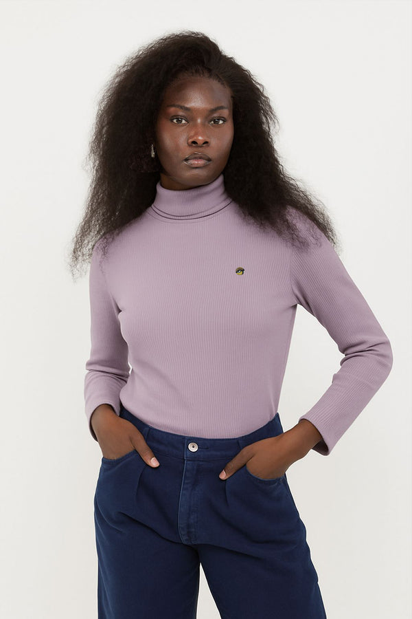 🧦 AUTUMN/WINTER 2025/2026 -  Turtle neck jumper -  Lavender