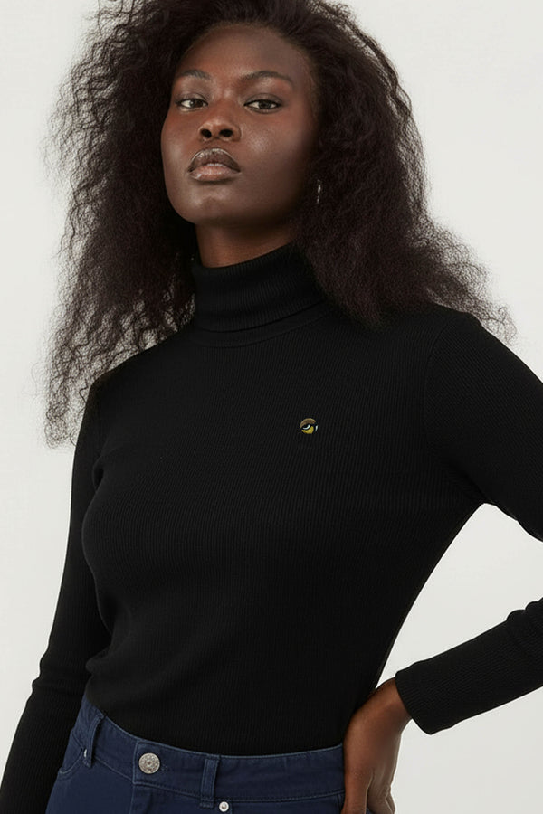 🧦 AUTUMN/WINTER 2025/2026 -  Turtle neck jumper -  Black