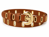 Faux leather cool belt - Brown