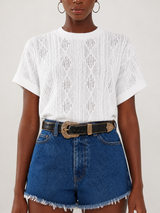 Faux leather cool belt - Black