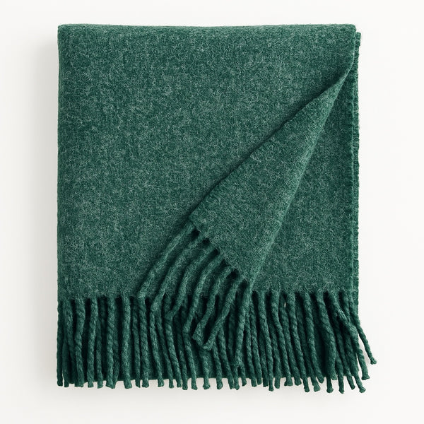 ❄️ Cozy Wrap- Emerald Dream–Woven Throw.