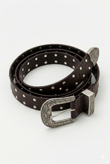 Faux leather cool belt - Brown