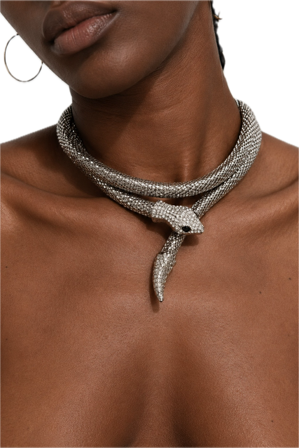 🍁 AUTUMN/WINTER 2026/27 Jeweled Snake Necklace 🐍🍎