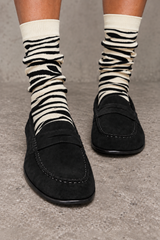 ❤️❤️ Things We Love And Had to Bring to You - Socks - 2 PAIR SET - Zebra