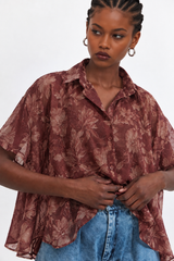 🫦 NEW 🫦 - Swing shirt - wine 🍷